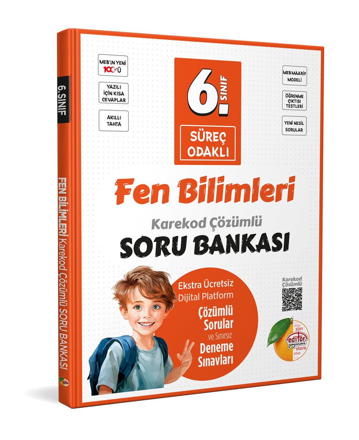 6. Sınıf Süreç Odaklı Fen Bilimleri Soru Bankası- Karekod Çözümlü