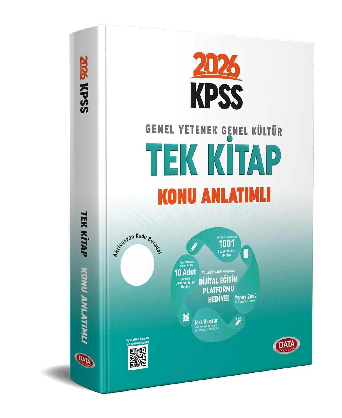 2026 KPSS Genel Yetenek - Genel Kültür Tek Kitap Konu Anlatımlı + Dijital Eğitim Platformu Hediye