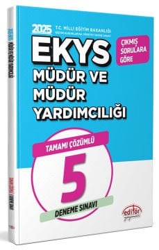 2024 MEB EKYS Müdür ve Müdür Yardımcılığı Tamamı Çözümlü 5 Deneme Sınavı
