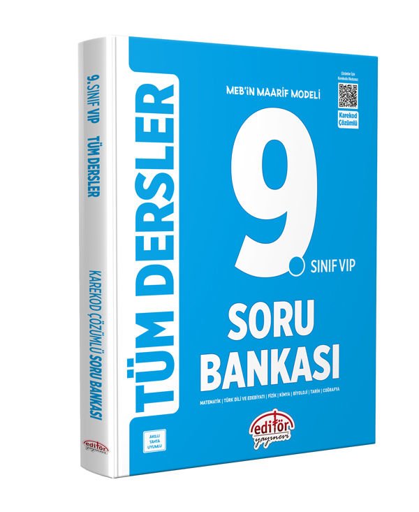 Editör Yayınevi 9. Sınıf VIP Tüm Dersler Soru Bankası