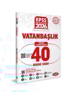 2026 KPSS Ultra Serisi Vatandaşlık Tamamı Çözümlü 40 Deneme Sınavı