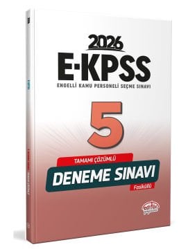 2026 EKPSS Tamamı Çözümlü 5 Deneme Sınavı