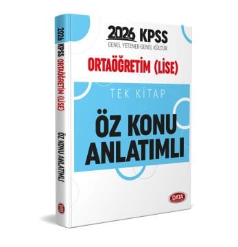 KPSS Ortaöğretim (Lise) Tek Kitap Öz Anlatımlı Konu Anlatımlı