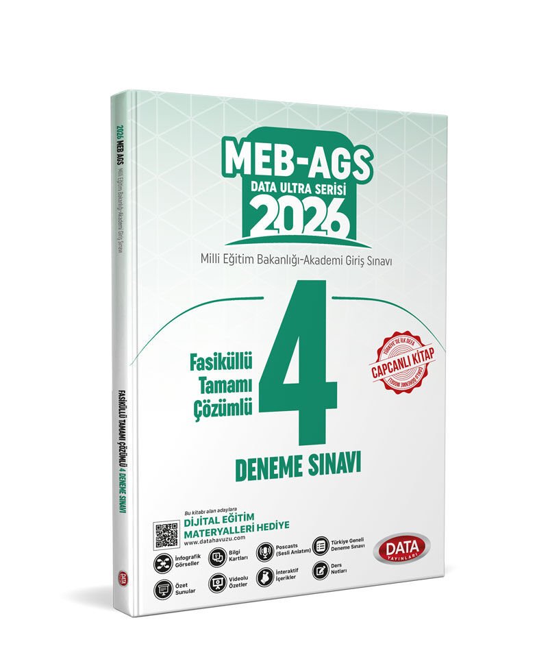 2026 MEB-AGS Fasiküllü Tamamı Çözümlü 4 Deneme Sınavı
