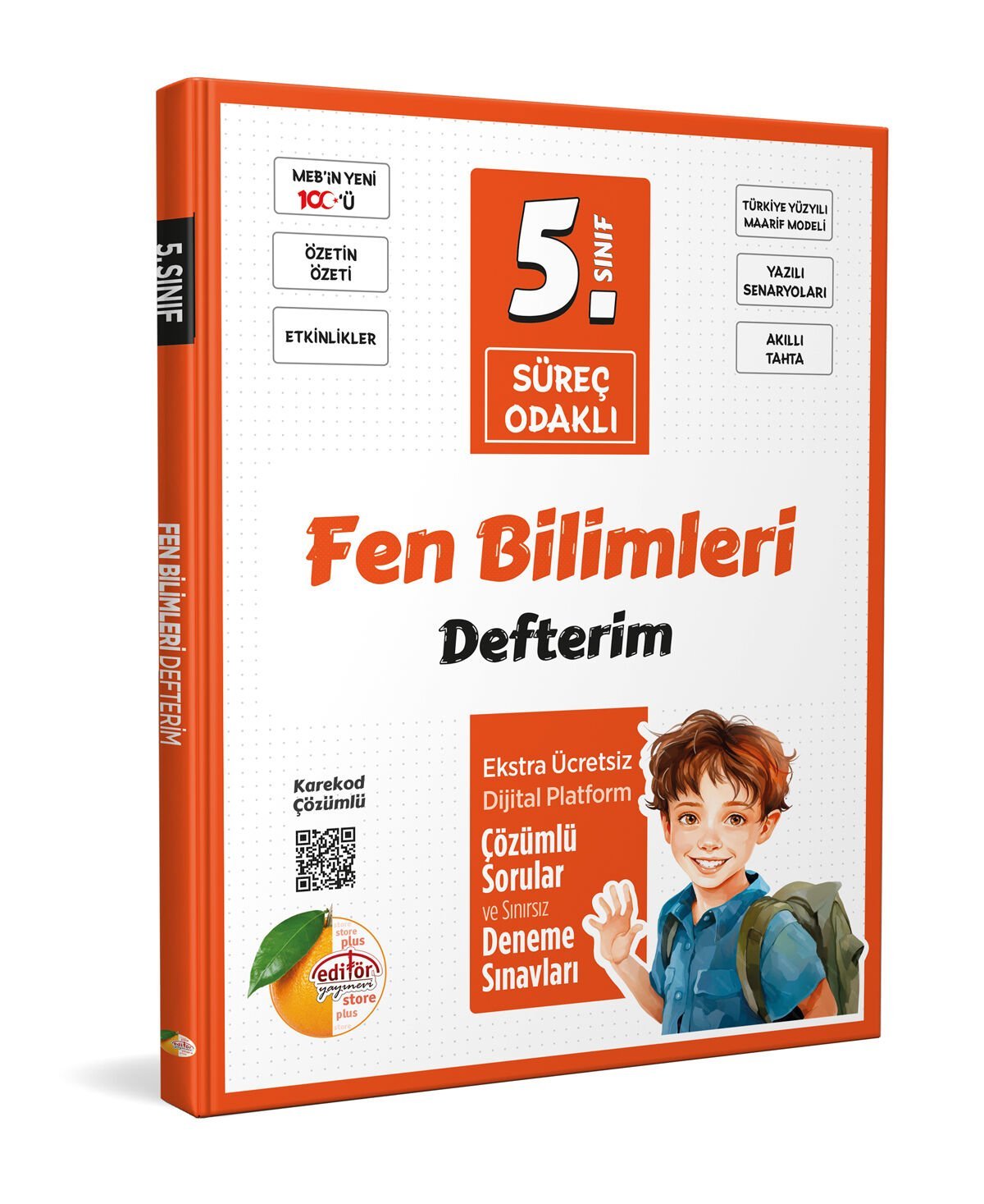 5. Sınıf Süreç Odaklı Fen Bilimleri Defterim - Karekod Çözümlü