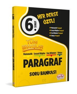 6. Sınıf Tüm Branşlar Paragraf Soru Bankası
