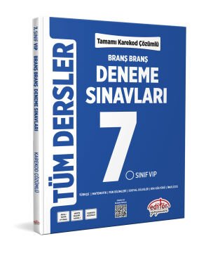 7. Sınıf Tüm Dersler Branş Branş Tamamı Çözümlü Deneme Sınavları