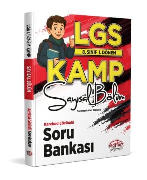 8. Sınıf 1. Dönem LGS Kamp Sayısal Bölüm Karekod Çözümlü Soru Bankası
