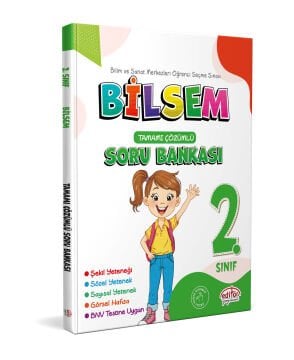 2. Sınıf Bilsem Çözümlü Soru Bankası - Editör Yayınevi