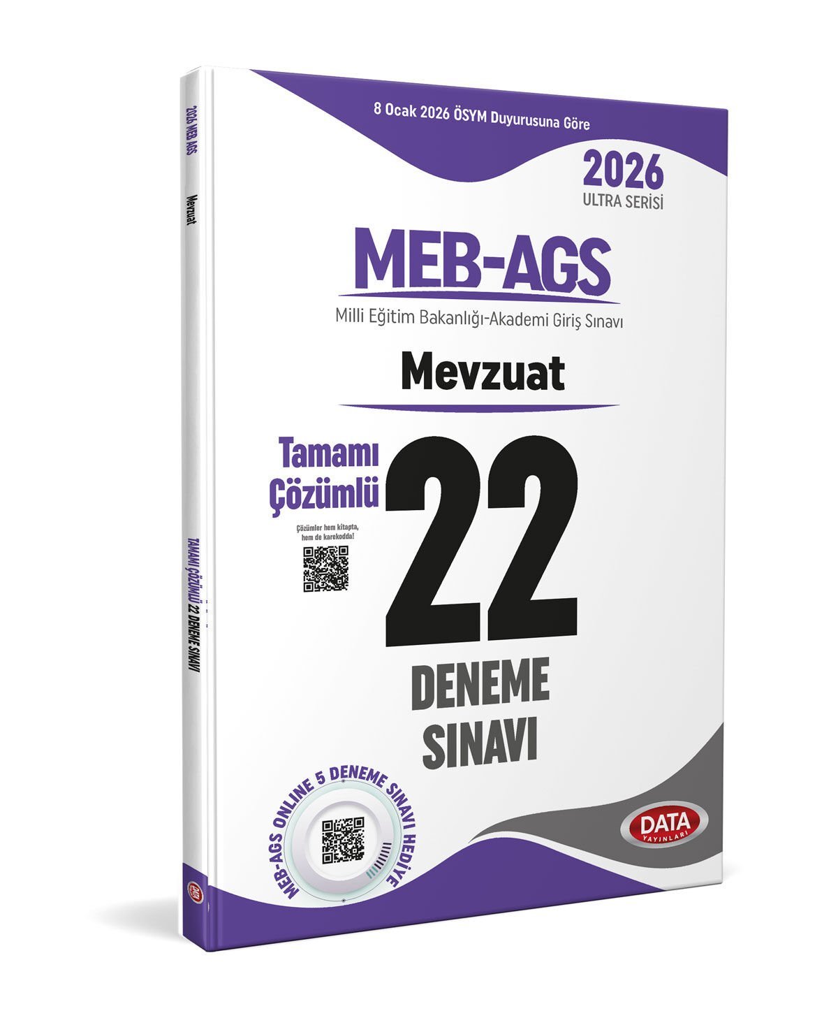 2026 AGS Mevzuat Tamamı Çözümlü 22 Deneme Sınavı