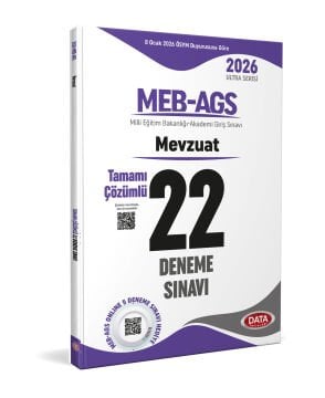 2026 AGS Mevzuat Tamamı Çözümlü 22 Deneme Sınavı