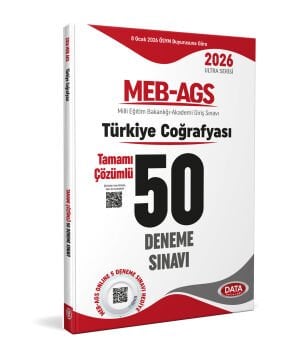 2026 AGS Türkiye Coğrafyası Tamamı Çözümlü 50 Deneme Sınavı