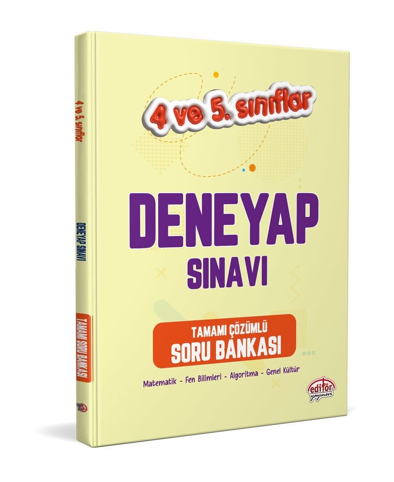 4-5. Sınıf Deneyap Tamamı Çözümlü Soru Bankası
