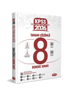2026 KPSS Genel Yetenek Genel Kültür Tamamı Çözümlü 8 Deneme Sınavı