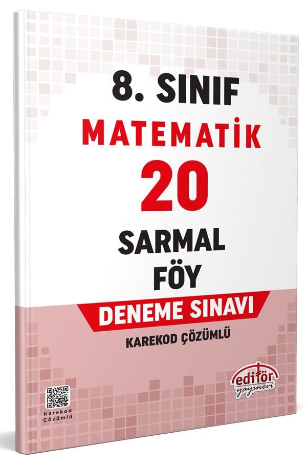 8. Sınıf Matematik 20 Sarmal Föy Deneme Sınavı